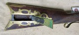 1850's Percussion Half Stock Rifle With Fancy Patchbox .45 cal - 12 of 16