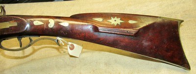 Civil War Period Kentucky Style Rifle .50 Cal Percussion with North Carolina Type Inlays 1850's-1860's - Image 18 of 20