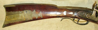 Civil War Period Kentucky Style Rifle .50 Cal Percussion with North Carolina Type Inlays 1850's-1860's - Image 16 of 20