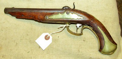 Anton Pell Linz Austrian Flint Lock Pistol Converted To Percussion - Image 9 of 16