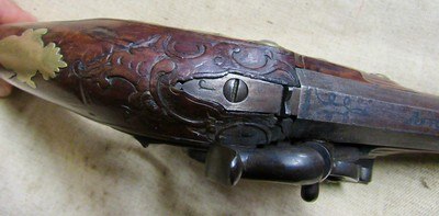 Anton Pell Linz Austrian Flint Lock Pistol Converted To Percussion - Image 8 of 16