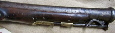J. Richards 1780's Revolutionary War Period British Flint Lock Cannon Barrel Swivel Ramrod Officers or Travelers Pistol - Image 2 of 20