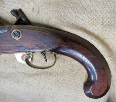 J. Richards 1780's Revolutionary War Period British Flint Lock Cannon Barrel Swivel Ramrod Officers or Travelers Pistol - Image 17 of 20
