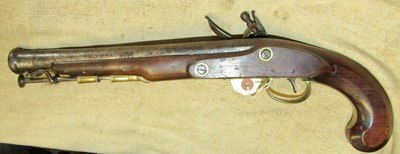 J. Richards 1780's Revolutionary War Period British Flint Lock Cannon Barrel Swivel Ramrod Officers or Travelers Pistol - Image 14 of 20