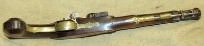 J. Richards 1780's Revolutionary War Period British Flint Lock Cannon Barrel Swivel Ramrod Officers or Travelers Pistol - Image 18 of 20