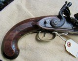 J. Richards 1780's Revolutionary War Period British Flint Lock Cannon Barrel Swivel Ramrod Officers or Travelers Pistol - Image 6 of 20