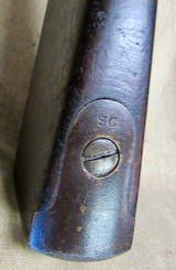 Rare Civil War Confederate South Carolina Marked Model 1842 Percussion .69 Cal Musket SC - Image 10 of 20