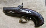 Rare F H Clark Memphis Tenn Southern Marked Deringer Percussion Pocket Pistol Civil War Era Confederate - Image 5 of 9