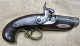 Rare F H Clark Memphis Tenn Southern Marked Deringer Percussion Pocket Pistol Civil War Era Confederate - Image 1 of 9