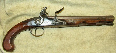 Scarce Irish Dalton Dublin Flint Lock Officers Pistol ca. 1780 American Revolutionary War Period - Image 1 of 20