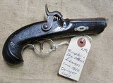 Rare Trumpler & Day Littlerock Arkansas Percussion Deringer Pistol Civil War Era - Image 1 of 15