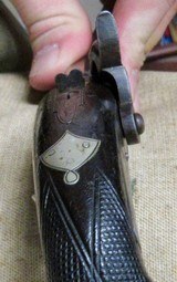 Rare Trumpler & Day Littlerock Arkansas Percussion Deringer Pistol Civil War Era - Image 14 of 15