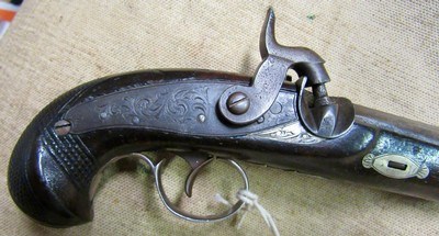 Rare Trumpler & Day Littlerock Arkansas Percussion Deringer Pistol Civil War Era - Image 2 of 15