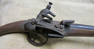 Mediterranean Migulet Rat Tail Pirate Pistol 1700's - Image 6 of 20