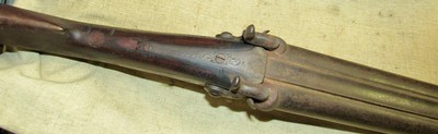 Antique Belgian 8 Bore Percussion Double Barrel Shotgun Market Gun 43 Inch Barrels 1850's - Image 3 of 20