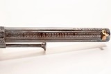 ANTIQUE ENGRAVED FRENCH LEFAUCHEUX M 1854 MADE BY LEPAGE PARIS 12mm PINFIRE REVOLVER CIVIL WAR - 2 of 8