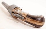 ANTIQUE SCARCE ENGRAVED MOORE'S PAT. CIVIL WAR .32 FRONT LOADING TEAT-FIRE REVOLVER - 4 of 5