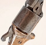 ANTIQUE SCARCE ENGRAVED MOORE'S PAT. CIVIL WAR .32 FRONT LOADING TEAT-FIRE REVOLVER - 2 of 5