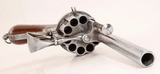 ANTIQUE LEPAGE DOUBLE ACTION 11mm CF SCARCE 10 ROUND REVOLVER - 3 of 4