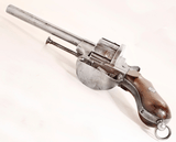 ANTIQUE LEPAGE DOUBLE ACTION 11mm CF SCARCE 10 ROUND REVOLVER - 2 of 4