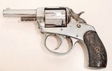 ANTIQUE AMERICAN BULL DOG IVER JOHNSON 5 ROUND DOUBLE ACTION REVOLVER NO FFL - 2 of 6