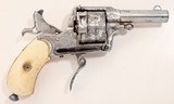 ANTIQUE SMALL ENGRAVED FOLDING TRIGGER 6 ROUND DA .22 SHORT REVOLVER NO FFL - 3 of 7