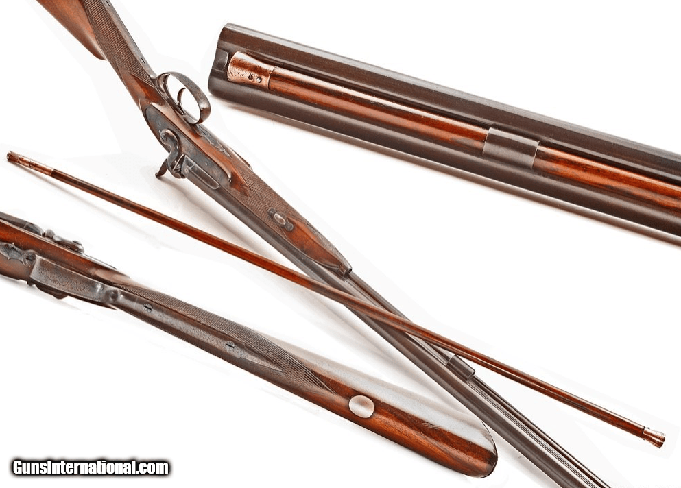 ANTIQUE ENGLISH I. HOLLIS PERCUSSION .16GA SxS SHOTGUN EXCELLENT