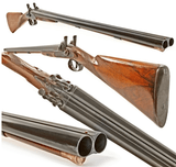 ANTIQUE ENGLISH I. HOLLIS PERCUSSION .16GA SxS SHOTGUN EXCELLENT - 2 of 5