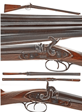 ANTIQUE ENGLISH I. HOLLIS PERCUSSION .16GA SxS SHOTGUN EXCELLENT - 1 of 5