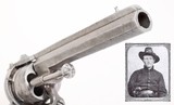 ANTIQUE ENGRAVED BELGIAN LEFAUCHEUX 12mm PINFIRE 6 RD CIVIL WAR D.A. REVOLVER NO FFL - 5 of 5