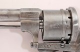 ANTIQUE BELGIAN LEFAUCHEUX 12mm PINFIRE 6 RD CIVIL WAR D.A. REVOLVER NO FFL - 3 of 5