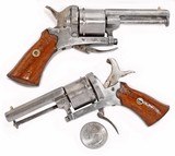 ANTIQUE RARE GERMAN SMALL POCKET FOLDING TRIGGER DOUBLE ACTION .22 SHORT REVOLVER EXCELLENT. NO FFL. - 1 of 5