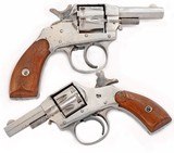 ANTIQUE HOPKINS & ALLEN SMALL POCKET X.L. DOUBLE ACTION 7 RD REVOLVER. NO FFL. - 1 of 5