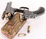 ANTIQUE SMITH & WESSON .38 S&W SAFETY HAMMERLESS 3rd MODEL D.A. REVOLVER. NO FFL. - 2 of 4