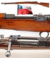 ANTIQUE CHILEAN MAUSER MODEL 1895 7x57mm CAL. BATTLE RIFLE. NO FFL. - 1 of 5