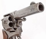 ANTIQUE LARGE FRAME BELGIAN DOUBLE ACTION .450 REVOLVER. NO FFL. - 6 of 6