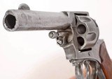 ANTIQUE LARGE FRAME BELGIAN DOUBLE ACTION .450 REVOLVER. NO FFL. - 4 of 6