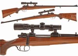 AUSTRIAN MAUSER LUDWIG BOROVNIK HUNTING BOLT ACTION RIFLE DOUBLE SET TRIGGER .270 WINCHESTER with SCOPE. C&R.