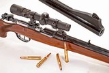 AUSTRIAN MAUSER LUDWIG BOROVNIK HUNTING BOLT ACTION RIFLE DOUBLE SET TRIGGER .270 WINCHESTER with SCOPE. C&R. - 2 of 8