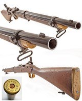 ANTIQUE BRITISH ENFIELD SNIDER MODEL 1876 TRAPDOOR CARBINE .577 CAL.. NO FFL. - 3 of 6