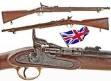 ANTIQUE BRITISH ENFIELD SNIDER MODEL 1876 TRAPDOOR CARBINE .577 CAL.. NO FFL. - 1 of 6