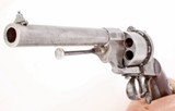 ANTIQUE MILITARY LICENSED LEFAUCHEUX M1854 12mm PINFIRE CIVIL WAR REVOLVER. NO FFL. - 6 of 6