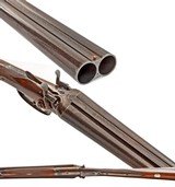 ANTIQUE RARE BRITISH T. BLAND & SONS SXS DAMASCUS .12 GA HAMMER SHOTGUN. NO FFL - 2 of 6