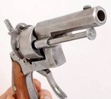ANTIQUE GERMAN D.R.G.M. FOLDING TRIGGER 7mm 6 ROUND PINFIRE POCKET REVOLVER. NO FFL. - 6 of 6