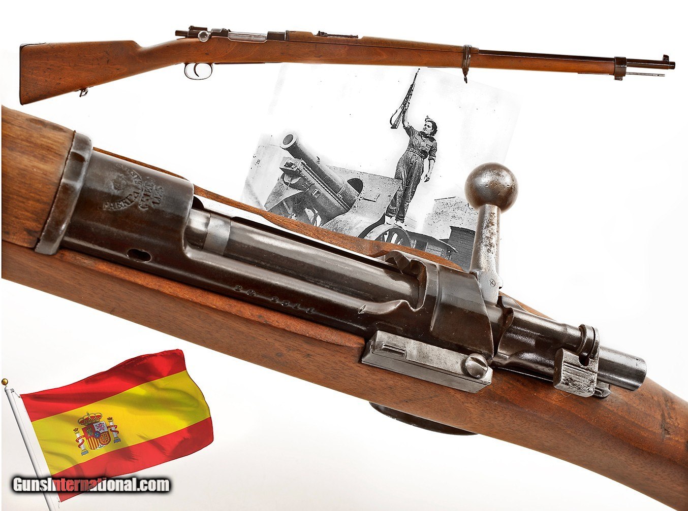 MAUSER MODEL 1893 OVIEDO 7x57 SPANISH MILITARY RIFLE. C&R