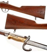 ANTIQUE RARE FRENCH CHASSEPOT M 1866 NEEDLE MILITARY RIFLE with BAYONET. NO FFL. - 7 of 7
