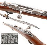 ANTIQUE RARE FRENCH CHASSEPOT M 1866 NEEDLE MILITARY RIFLE with BAYONET. NO FFL. - 5 of 7