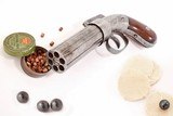 ANTIQUE ALLEN & THURBER 6 SHOT CIVIL WAR PERCUSSION BAR PEPPERBOX .32 CAL. NO FFL. - 2 of 4