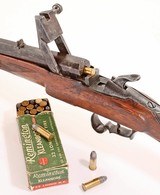 ANTIQUE FLOBERT WARNANT GALLERY HEAVY OCTAGONAL BARREL .32RF CAL. RIFLE. NO FFL. - 2 of 5