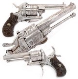 ANTIQUE THE GUARDIAN AMERICAN MODEL OF 1878 7mm PINFIRE DA ENGRAVED REVOLVER. NO FFL. - 1 of 7